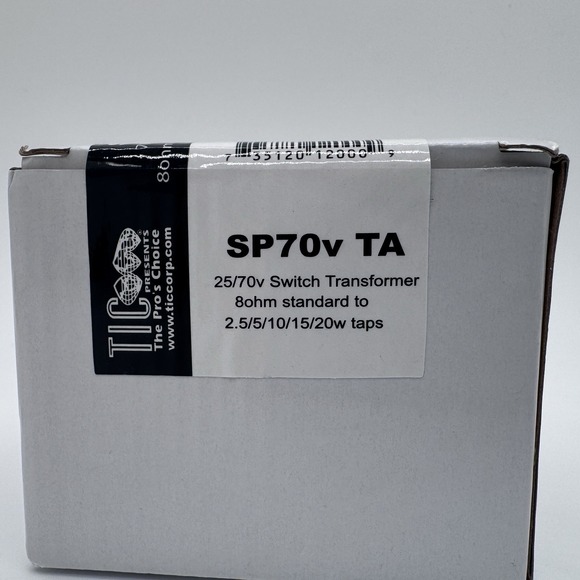 TIC Corporation Other - TIC CORPORATION SP70VTA 70-Volt Outdoor Speaker   Transformer